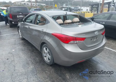2013 Hyundai Elantra Gls from USA, damaged, VIN 5NPDH4AE4DH326842